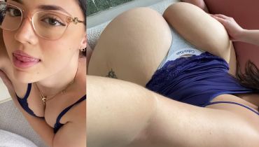 Sheer Lace Tease: Lilith Cavaliere Flaunts Sexy Nightgown