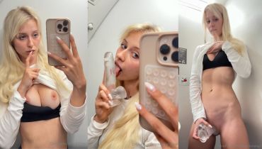 Mid-Air Masturbation: Lena Polanski Rides Her Own Dildo
