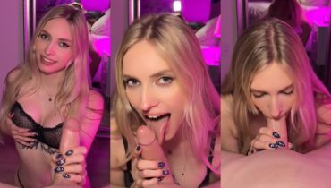 POV Pleasure: Novaruu Deep-Throats Her Man's Cock